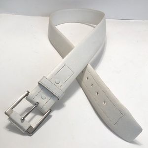 Hickok Belt Makers White Mellow Tanned Split Leather Belt size 36